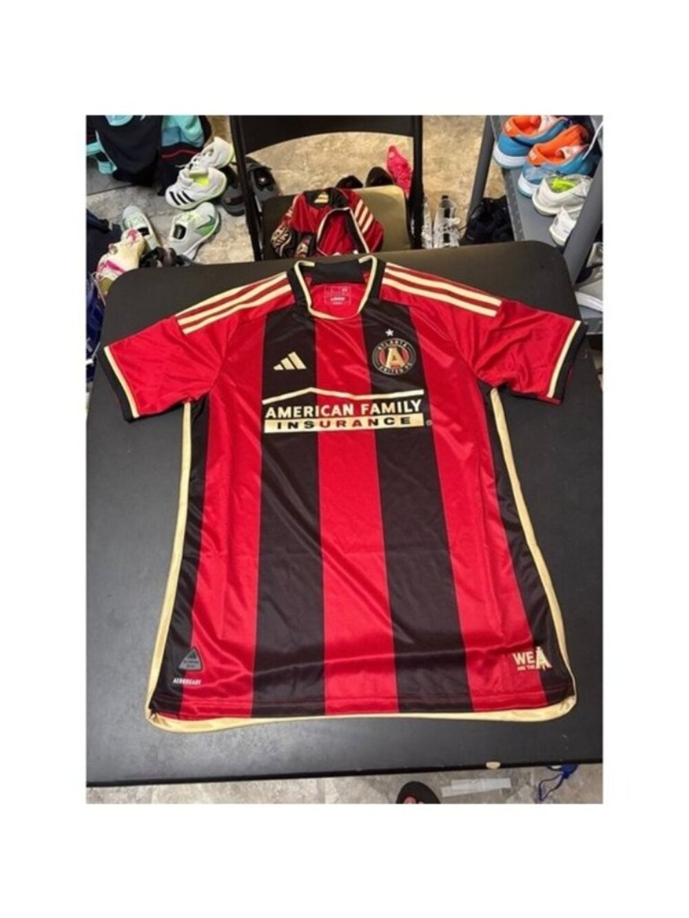 Adidas authentic Atlanta United fc soccer jersey size large XL IC3001 23-24 red